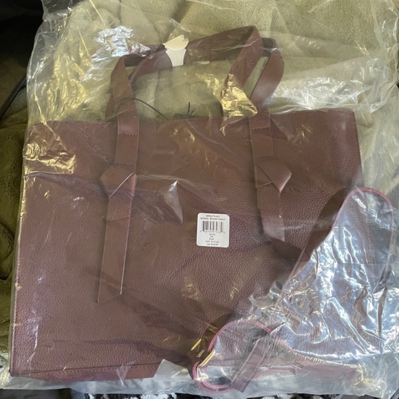 Maroon Rachel Zoe Large Purse (BNWT) - Picture 8 of 12